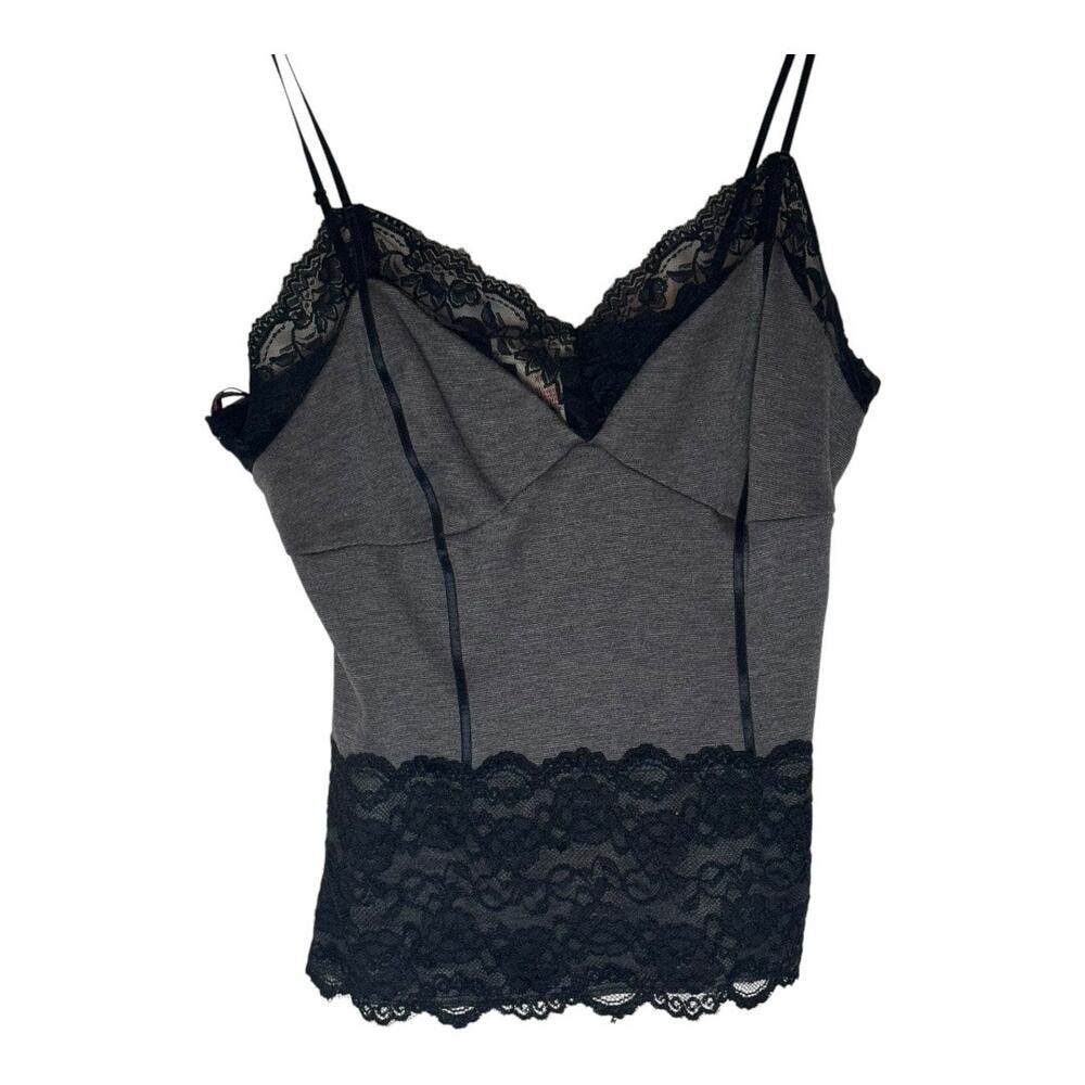 Women's Candies VTG Lace Fairy Core Camisole top XL NWT Dark Romantic Whimsy